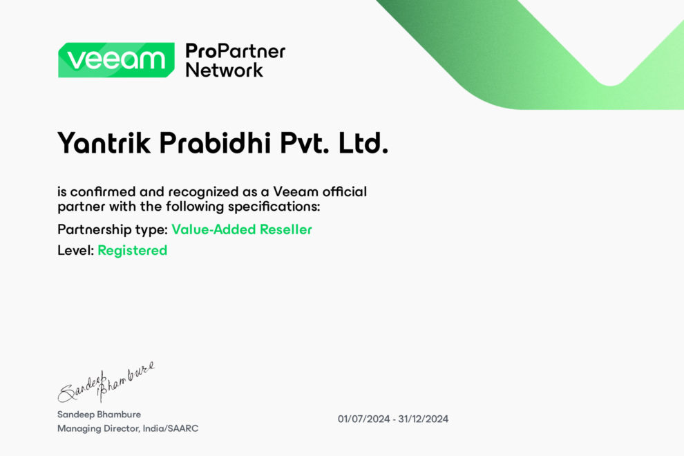 Veeam Authorized Partner Nepal